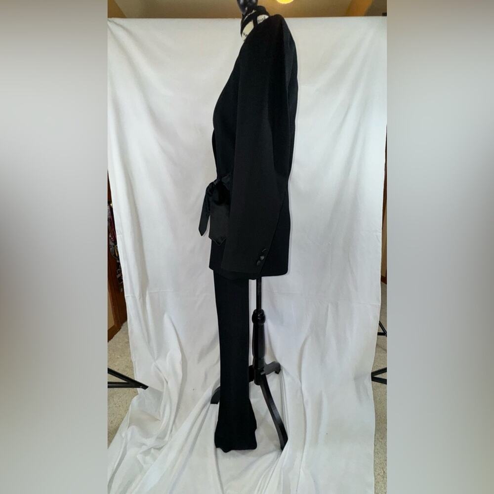 Gorgeous Barrie Pace Black Wool Pant Suit - Picture 4 of 14